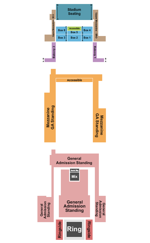 Citizens House Of Blues - Boston Seating Chart: MMA GA