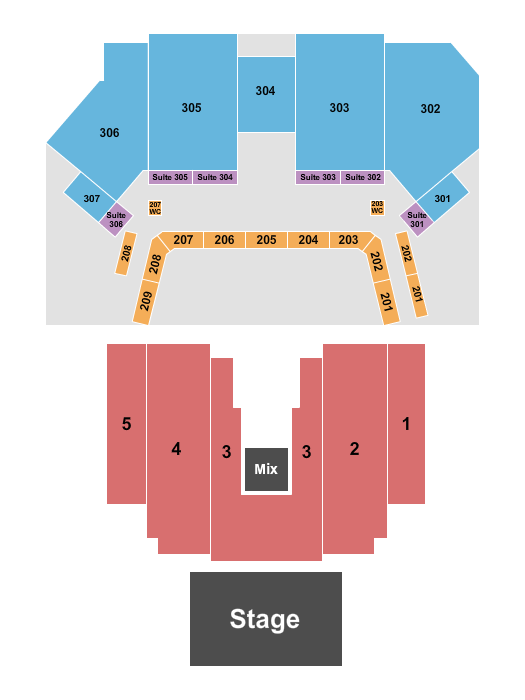Citizens Live at The Wylie Seating Chart: Endstage