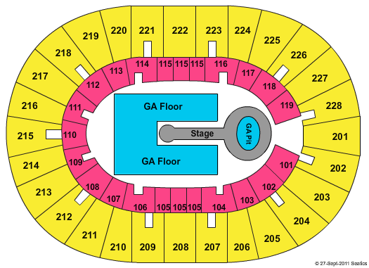 City Bank Coliseum Seating Chart
