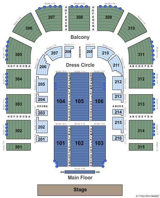 Styx Tour City National Civic Auditorium Seating Chart