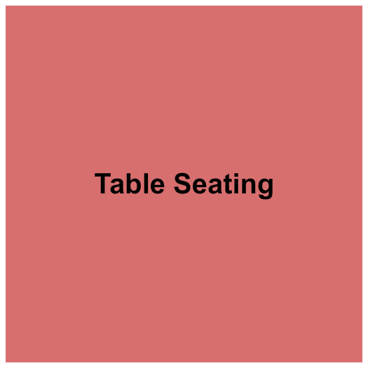 City Opera House Seating Chart: Table Seating