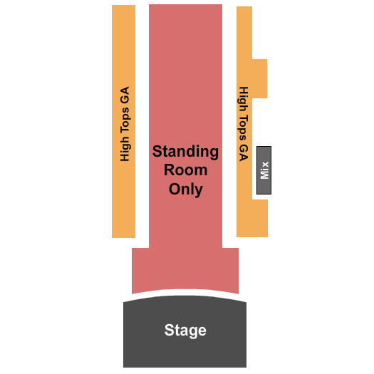 City Winery - Boston Seating Chart: GA Floor & GA High Tops