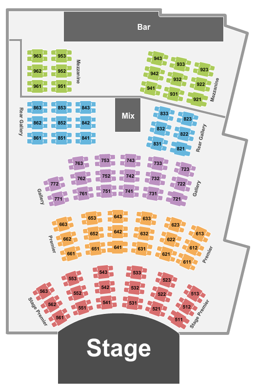 City Winery - Philadelphia Seating Chart: Endstage 4