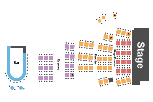 City Winery At City Foundry STL Seating Chart: Premier/Reserve/Barstool