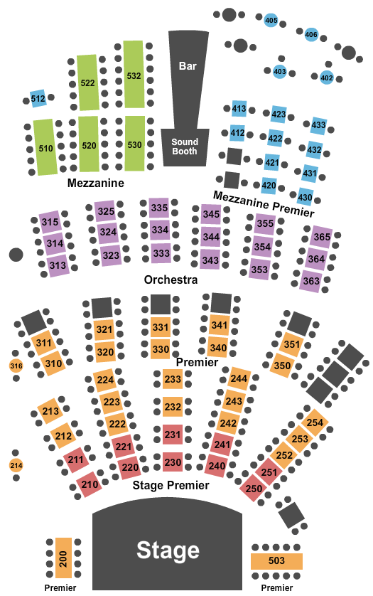 City Winery - Chicago Seating Chart: Endstage 3