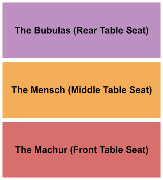 City Winery - New York City Seating Chart: Seder