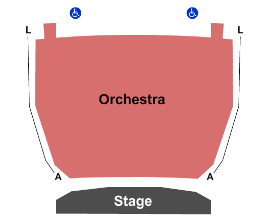 Claire Trevor Theatre - UCI Arts Center Map