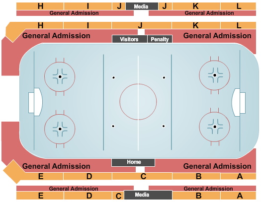 Clare Drake Arena Seating Chart: Hockey