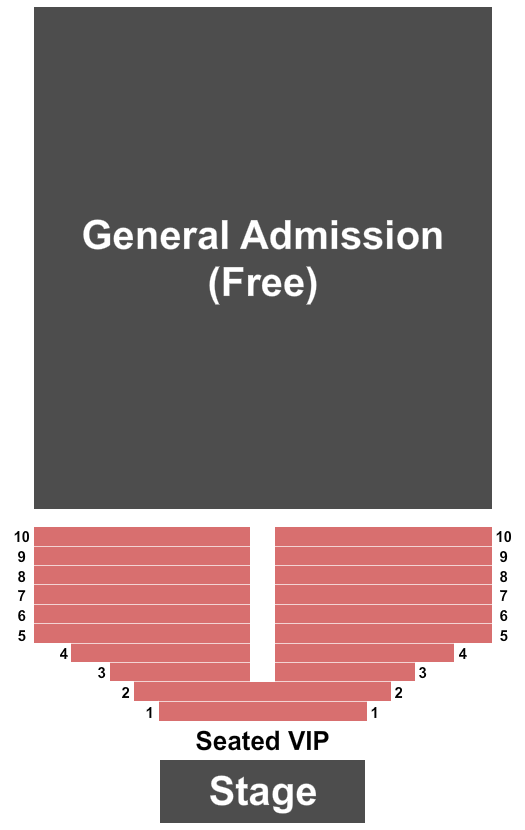 Claremore Expo Center Seating Chart: VIP Seating (Free GA)
