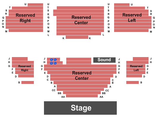 Clark Center For The Performing Arts Seating Chart: Endstage