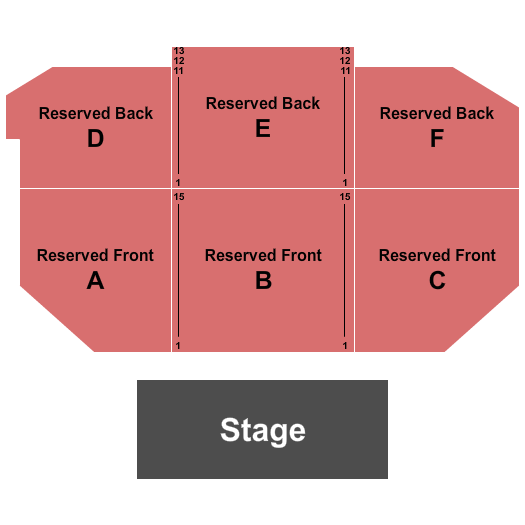 Clark County Event Center Seating Chart: Endstage 2