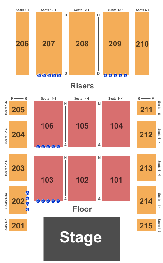 Ludlow Garage Seating Chart
