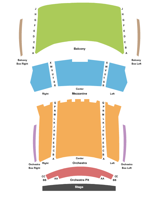 Ronald and Lynda Nutt Theatre at Clayton Center For The Arts Seating Chart