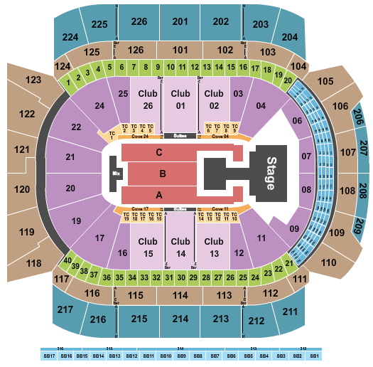 Climate Pledge Arena Seating Chart: Aespa