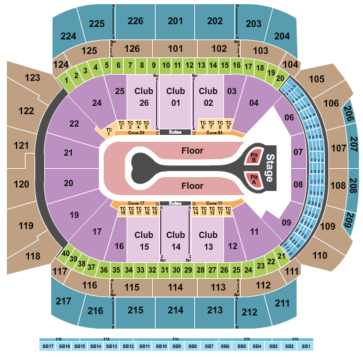 Climate Pledge Arena Seating Chart: Benson Boone