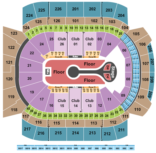 Climate Pledge Arena Seating Chart: Benson Boone
