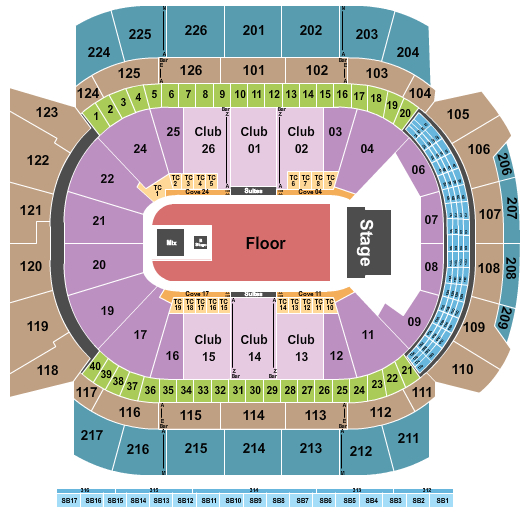 Climate Pledge Arena Seating Chart: Calvin Harris