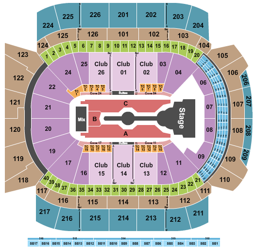 Climate Pledge Arena Seating Chart: Cardi B