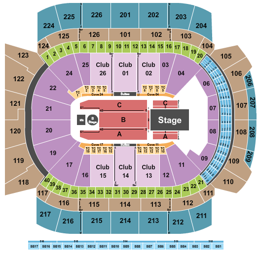 Climate Pledge Arena Seating Chart: Dancing with the Stars 1