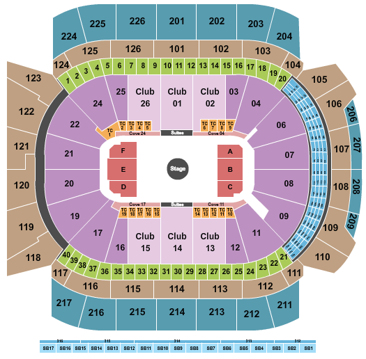 Climate Pledge Arena Seating Chart: Dimension 20