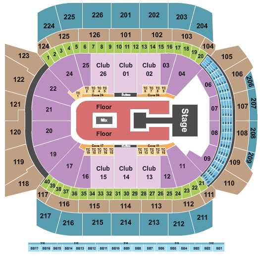 Climate Pledge Arena Seating Chart: Dua Lipa