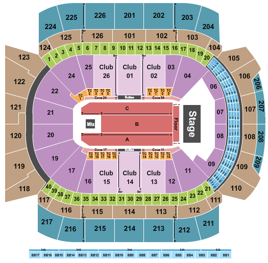 Climate Pledge Arena Seating Chart: Endstage 4