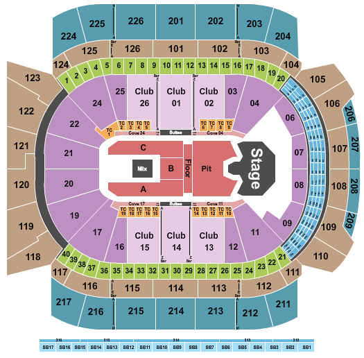 Climate Pledge Arena Seating Chart: Ghost