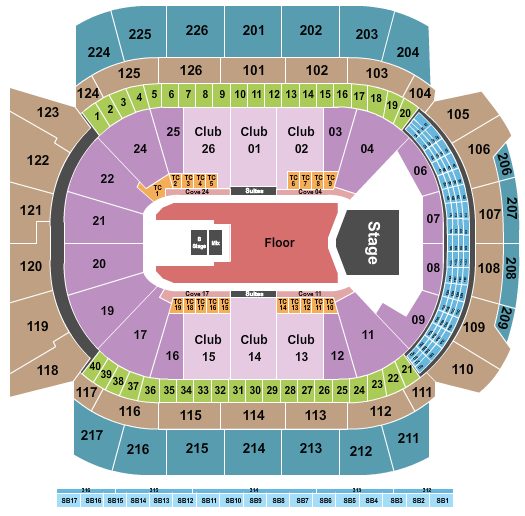 Climate Pledge Arena Seating Chart: Grupo Firme