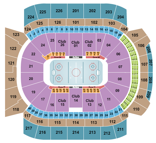 Climate Pledge Arena Seating Chart: Hockey 2