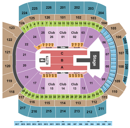 Climate Pledge Arena Seating Chart: J Balvin