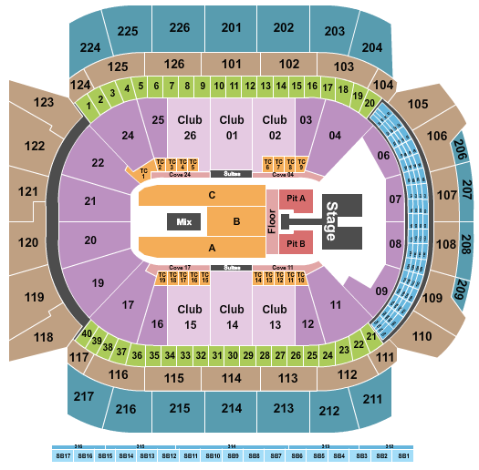 Climate Pledge Arena Seating Chart: Kelsea Ballerini