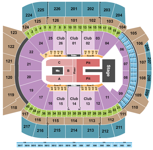 Climate Pledge Arena Seating Chart: Laufey