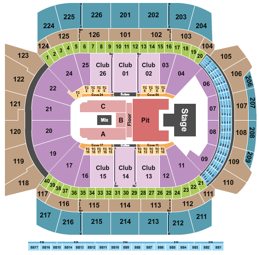 Climate Pledge Arena Seating Chart: Lizzy McAlpine