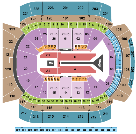 Climate Pledge Arena Seating Chart: Maroon 5