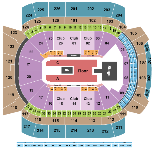 Climate Pledge Arena Seating Chart: Papa Roach