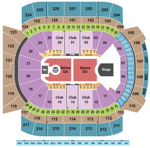 Climate Pledge Arena Seating Chart: Phoebe Bridgers