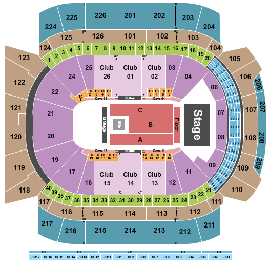 Climate Pledge Arena Seating Chart: Ricardo Arjona