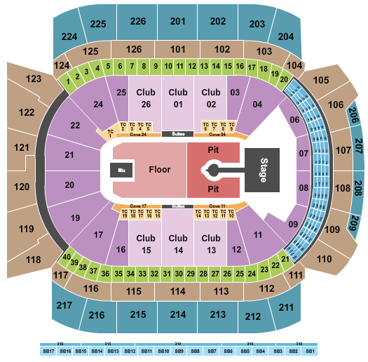 Climate Pledge Arena Seating Chart: Sabrina Carpenter