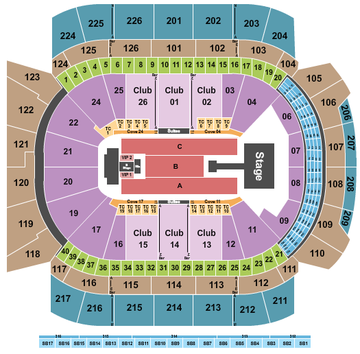 Climate Pledge Arena Seating Chart: Summer Walker