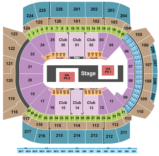 Climate Pledge Arena Seating Chart: TWICE
