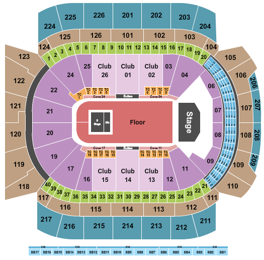 Climate Pledge Arena Seating Chart: Tyler The Creator