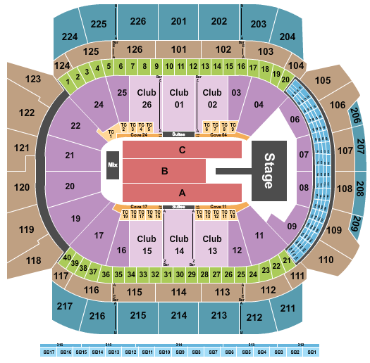 Climate Pledge Arena Seating Chart: Yoasobi