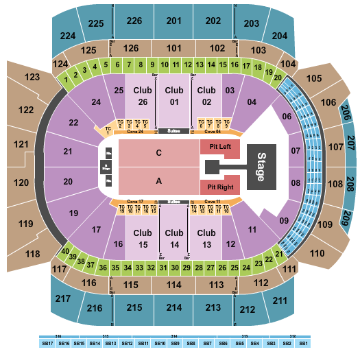 Climate Pledge Arena Seating Chart: sombr
