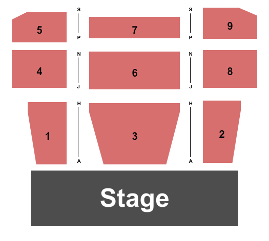 Clovis Veterans Memorial District Auditorium Seating Chart: Endstage 2