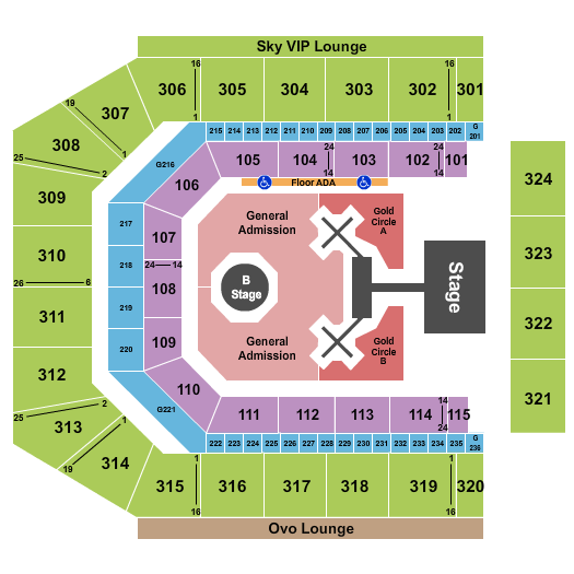 Co-Op Live Seating Chart: Chris Brown