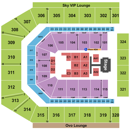 Co-Op Live Seating Chart: Dude Perfect