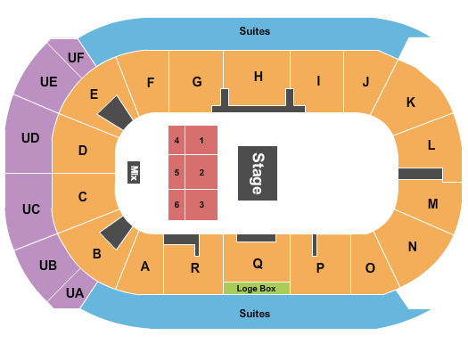 Co-Op Place Seating Chart: Blippi