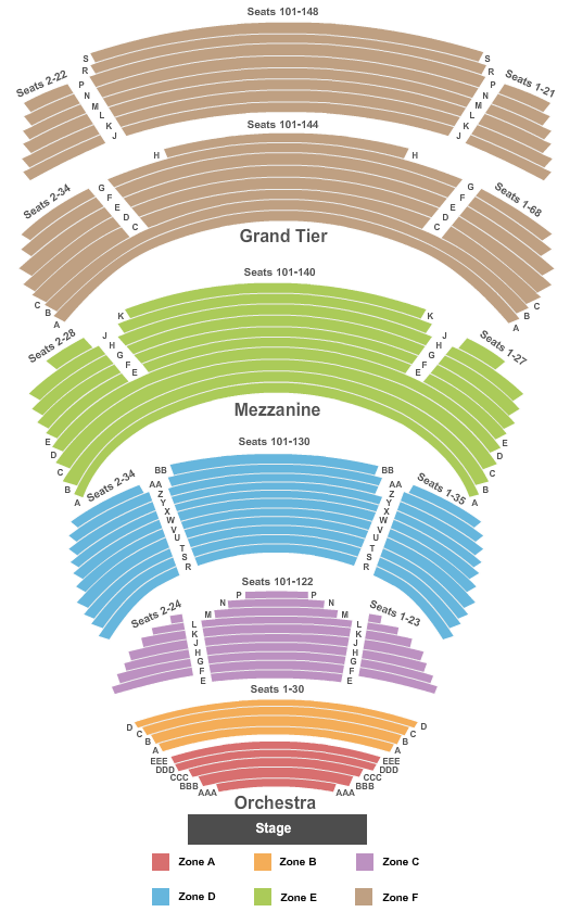 Cobb Energy Performing Arts Centre Map