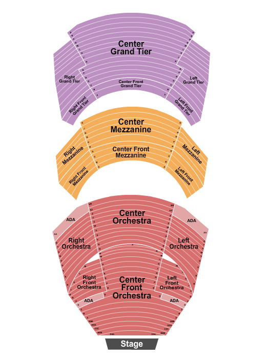Cobb Energy Performing Arts Centre Seating Chart: Endstage 2