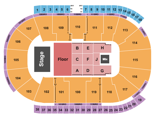 Coca-Cola Coliseum Seating Chart: Giveon
